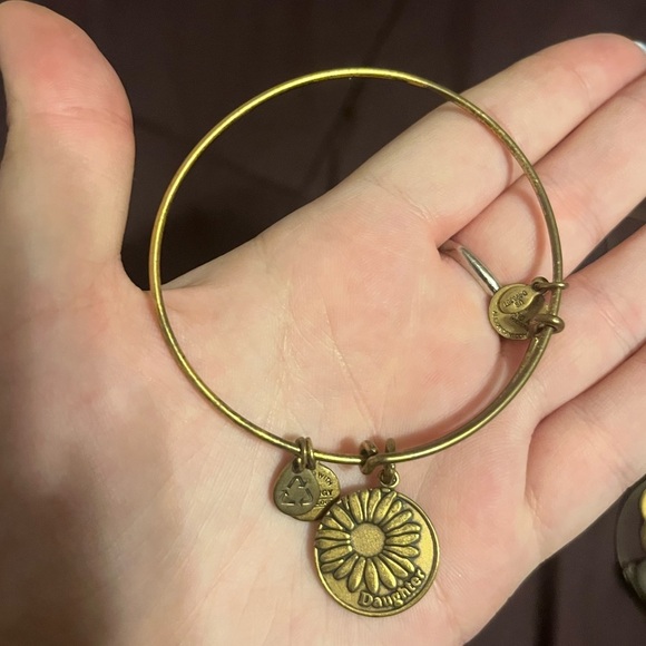 Alex and Ani Daughter Sunflower Charm Bracelet - Picture 2 of 2